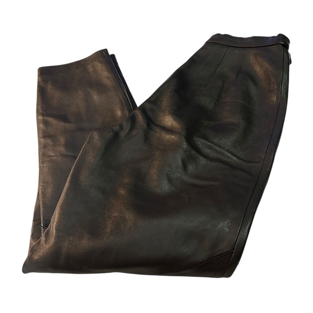 Brown Leather Pants Size 6